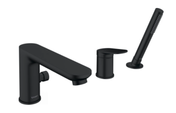 - DURAVIT Wave 3-otworowa bateria wannowa czarny mat WA5260000046 - WA5260000046 - Łazienki Szydłowski