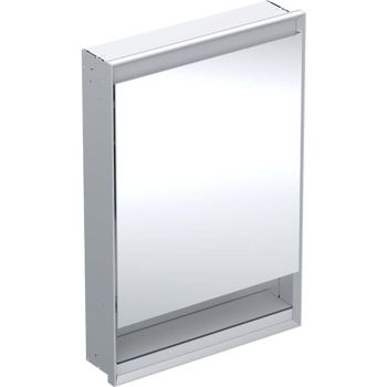  - Geberit ONE szafka z lustrem z oświetleniem LED 60x15 cm aluminium szczotkowany 505820001 - 505.820.00.1 - Łazienki Szydłowski
