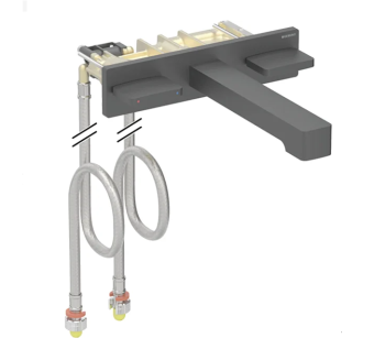  - Geberit ONE 3-otworowa bateria umywalkowa czarny mat 116463141 - 116.463.14.1 - Łazienki Szydłowski