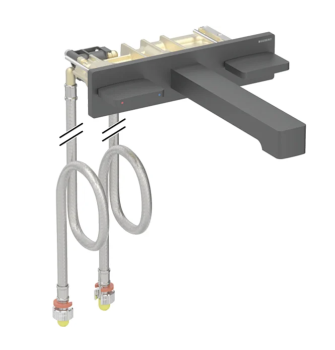 - Geberit ONE 3-otworowa bateria umywalkowa czarny mat 116465141 - 116.465.14.1 - Łazienki Szydłowski