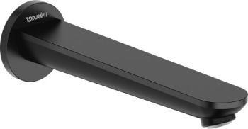 - DURAVIT Wave Wylewka wannowa 20,2 cm czarny mat WA5240010046 - WA5240010046 - Łazienki Szydłowski