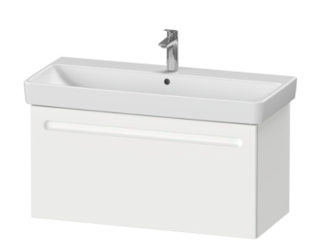  - Duravit No.1 szafka pod umywalkę 94x42,6 cm z 1 szufladą biały mat N14290018180000 - N14290018180000 - Łazienki Szydłowski