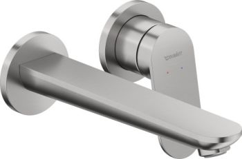  - DURAVIT Wave bateria umywalkowa ścienna stal nierdzewna szczotkowana WA1070004070 - WA1070004070 - Łazienki Szydłowski