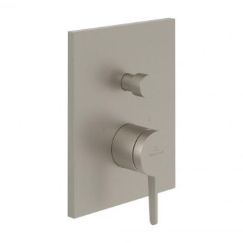  - VILLEROY&BOCH Conum podtynkowa bateria jednouchwytowa do 2 odbiornika nikiel szczotkowany TVT12700100064 - TVT12700100064 - Łazienki Szydłowski