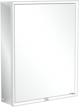 - Villeroy&Boch View Now szafka z lustrem i oświetleniem 60cm, zawiasy po prawej, lustrzane A4556R00 - A4556R00 - Łazienki Szydłowski