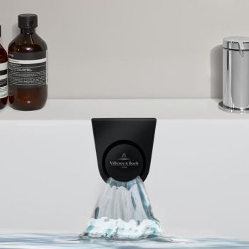 - Villeroy&Boch Oberon 2.1 dopływ wody zintegrowany z przelewem czarny mat mat UPCON0144-33 - UPCON0144-33 - Łazienki Szydłowski