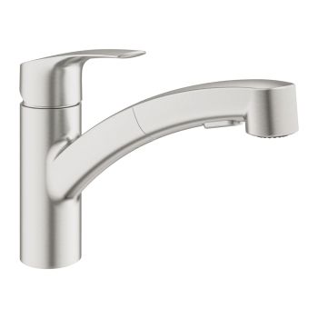  - GROHE-Eurosmart bateria kuchenna z wyciąganą wylewką kolor stal nierdzewna 30305DC1 - 30305DC1 - Łazienki Szydłowski