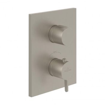  - Villeroy&Boch Conum podtynkowy termostat do 1 odbiornika  nikiel szczotkowany TVS12700100064 - TVS12700100064 - Łazienki Szydłowski