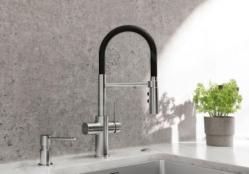 - BLANCO CATRIS-S Flexo bateria kuchenna  PVD Steel 526706 - 526706 - Łazienki Szydłowski