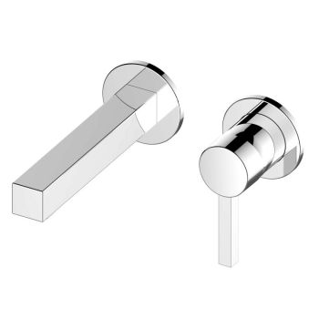 - Keuco Edition 90 bateria umywalkowa ścienna 21,9 cm chrom 59016010200 - 59016010200 - Łazienki Szydłowski