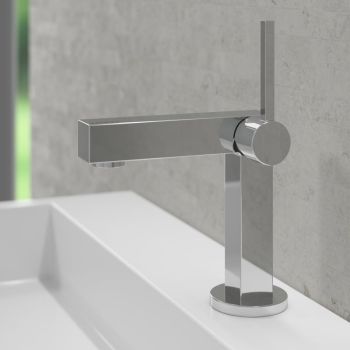 - KEUCO Edition 90 mała bateria umywalkowa chrom 59004010100 - 59004010100 - Łazienki Szydłowski