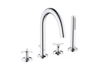  - KLUDI NOVA FONTE DECO bateria wannowa czterootworowa chrom 204250539 - 204250539 - Łazienki Szydłowski