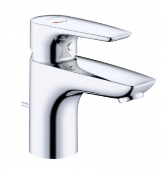  - KLUDI Pure&Solid bateria umywalkowa chrom 343880575WR4 - 343880575WR4 - Łazienki Szydłowski