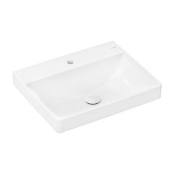 HANSGROHE Xelu Q umywalka 60x48 cm , z 1 otworem na baterię, nieszlifowana biały z powłoką Smart Clean 61016450 61016450 od 