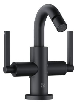 - KLUDI NOVA FONTE PURISTIC bateria bidetowa  czarny 203133915 - 203133915 - Łazienki Szydłowski