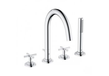  - KLUDI NOVA FONTE CLASSIC bateria wannowa czterootworowa chrom 204250520 - 204250520 - Łazienki Szydłowski