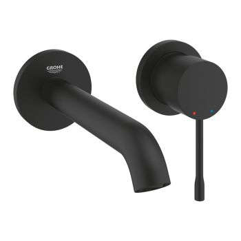  - GROHE-Essence 2-otworowa bateria umywalkowa Rozmiar M phantom black 29192KF1 - 29192KF1 AT - Łazienki Szydłowski