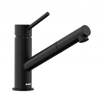 - BLANCO Kano-S bateria kuchenna z wyciąganą wylewką czarny mat 526668 - 526668 - Łazienki Szydłowski