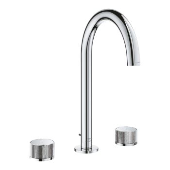- GROHE-Atrio Private Collection Trzyotworowa bateria umywalkowa 1/2"Rozmiar L chrom 20595000 - 20595000 - Łazienki Szydłowski