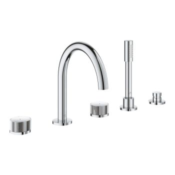 - GROHE-Atrio Private Collection 5-otworowa bateria wannowa chrom 25226000 - 25226000 - Łazienki Szydłowski