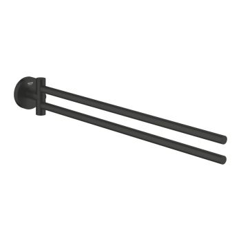 - GROHE-Essentials Wieszak na ręcznik czarny mat 1024672430 - 1024672430 - Łazienki Szydłowski