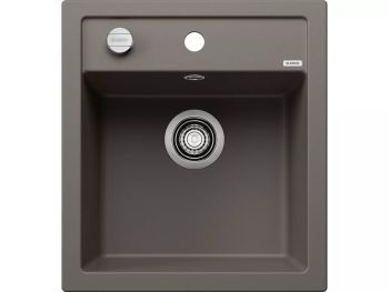  - BLANCO DALAGO 45 Silgranit Zlewozmywak 46,5x51 cm wulkaniczny szary, korek auto. 527242 - 527242 - Łazienki Szydłowski