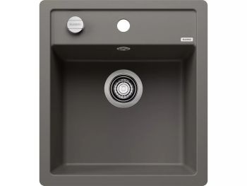  - BLANCO DALAGO 45-F Silgranit Zlewozmywak 45,5x50 cm korek auto. wulkaniczny szary 527243 - 527243 - Łazienki Szydłowski