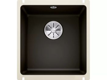  - BLANCO SUBLINE 375-U Ceramika PuraPlus zlewozmywak 41,4 x 45,6 cm czarny, InFino 523732 - 523732 AS - Łazienki Szydłowski