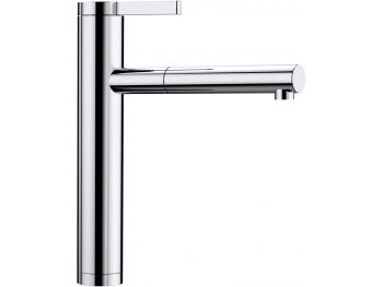 - BLANCO LINEE-S Bateria kuchenna z wyciąganą wylewką chrom 517591 - 517591 - Łazienki Szydłowski