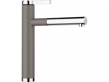  - BLANCO LINEE-S Silgranit-Look Bateria kuchenna z wyciąganą wylewką wulkaniczny szary/chrom 526956 - 526956 - Łazienki Szydłowski