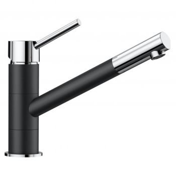  - BLANCO KANO bateria kuchenna czarny/chrom 526175 - 526175 - Łazienki Szydłowski