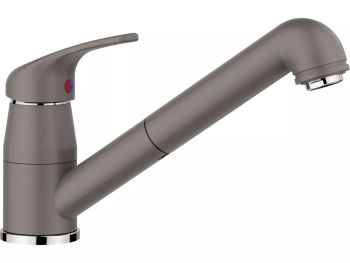  - BLANCO DARAS-S Silgranit-Look Bateria kuchenna z wyciąganą wylewką wulkaniczny szary 526936 - 526936 - Łazienki Szydłowski