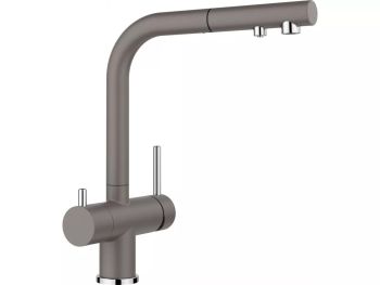  - BLANCO FONTAS-S II Silgranit-Look bateria kuchenna z wyciąganą wylewką z filtrem, wulkaniczny szary 526946 - 526946 - Łazienki Szydłowski