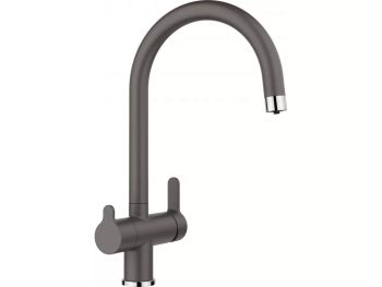  - BATERIA TRIMA Silgranit-Look Bateria kuchenna z funkcją filtra szarość skały 526221 - 526221 - Łazienki Szydłowski