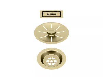 Blanco Zestaw odpływowo-przelewowy do zlewów pojedynczych, w kolorze satin gold 203476 203476 od 