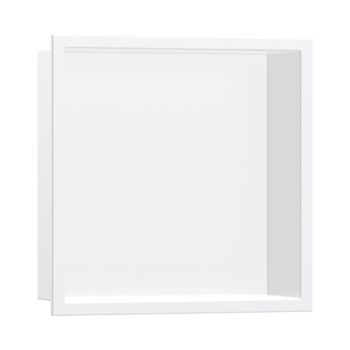 - HANSGROHE XtraStoris Original Wnęka ścienna z ozdobną ramką 30 x 30 x 10 cm biały mat 56061700 - 56061700 - Łazienki Szydłowski