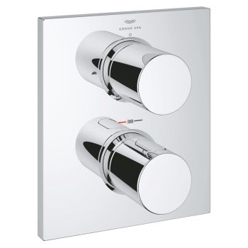 - GROHE-Grohtherm F Bateria termostatyczna podtynkowa chrom 27618000 - 27618000 - Łazienki Szydłowski