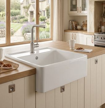  - VILLEROY & BOCH Zlew ceramiczny 59,5 x 63  cm  biały CeramicPlus  632061R1HL2 - 632061R1HL2 - Łazienki Szydłowski