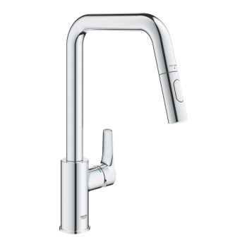  - GROHE-Eurosmart Bateria kuchenna z wyciąganą wylewką chrom 30619000 - 30619000 - Łazienki Szydłowski