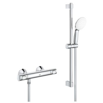 - GROHE-Grohtherm 500 Bateria prysznicowa z termostatem chrom 34796001 - 34796001 - Łazienki Szydłowski