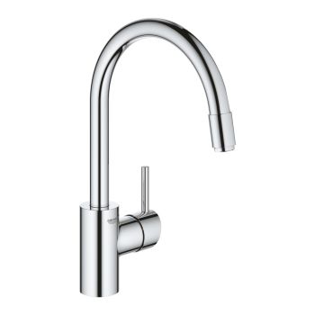  - GROHE-Concetto bateria kuchenna z wyciąganą wylewką chrom 31212003 - 31212003 - Łazienki Szydłowski