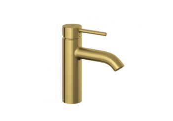  - KLUDI Bozz jednouchwytowa bateria umywalkowa 100 brushed gold 38288N076 - 38288N076 - Łazienki Szydłowski