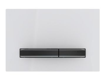 - GEBERIT Sigma 50 Przycisk spłukujący biały / czarny 115671112 - 115.671.11.2 - Łazienki Szydłowski