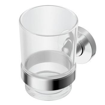 - IDEAL STANDARD IOM kubek bezbarwny szklany z uchwytem chrom A9121AA - A9121AA - Łazienki Szydłowski