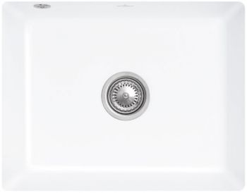 - VILLEROY&BOCH Subway Zlewozmywak podblatowy, 54,5 x 44cm, biały z powłoką ceramic plus 331002R1 - 331002R1 - Łazienki Szydłowski