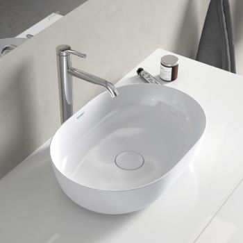  - DURAVIT Luv umywalka nablatowa 50x35 cm biały połysk z powłoką WonderGliss 03795000001 - 03795000001 - Łazienki Szydłowski