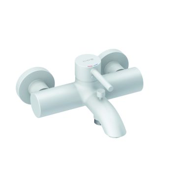  - KLUDI BOZZ bateria wannowo prysznicowa biały mat 386915376 - ostatnia sztuka - 386915376 - Łazienki Szydłowski