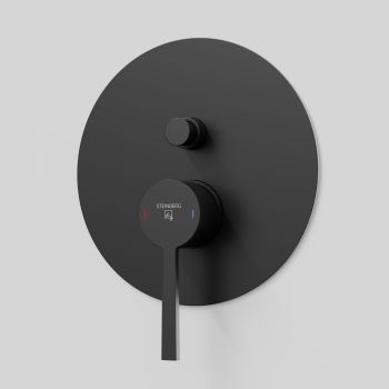 - Steinberg 260 Bateria wannowo-prysznicowa podtynkowa czarny mat 26021033S - 260 2103 3 S - Łazienki Szydłowski