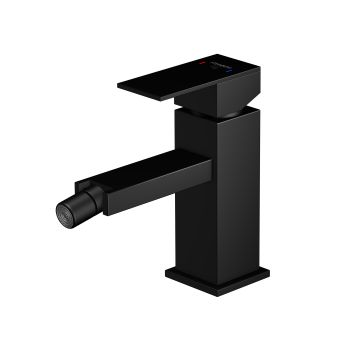  - STEINBERG 160 Bateria bidetowa z korkiem czarny mat  1601300S - 160 1300 S - Łazienki Szydłowski