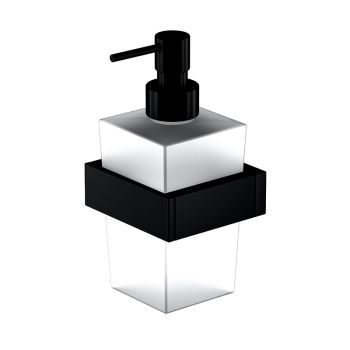 - STEINBERG 460 Dozownik ścienny do mydła czarny mat 4608001S - 460 8001 S - Łazienki Szydłowski